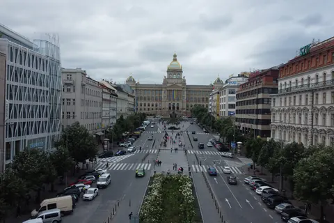 Václavské náměstí s Národním muzeem